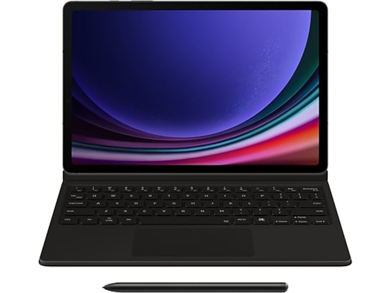 Samsung Galaxy Tab S10 Lite/FE och S9/FE tangentbordfodral (svart) -B-Grade Demo övrigt i datorer