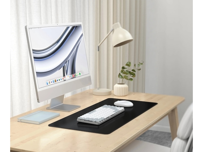 Satechi Vegan-Leather Premium skrivbordsmatta (svart) Musmatta