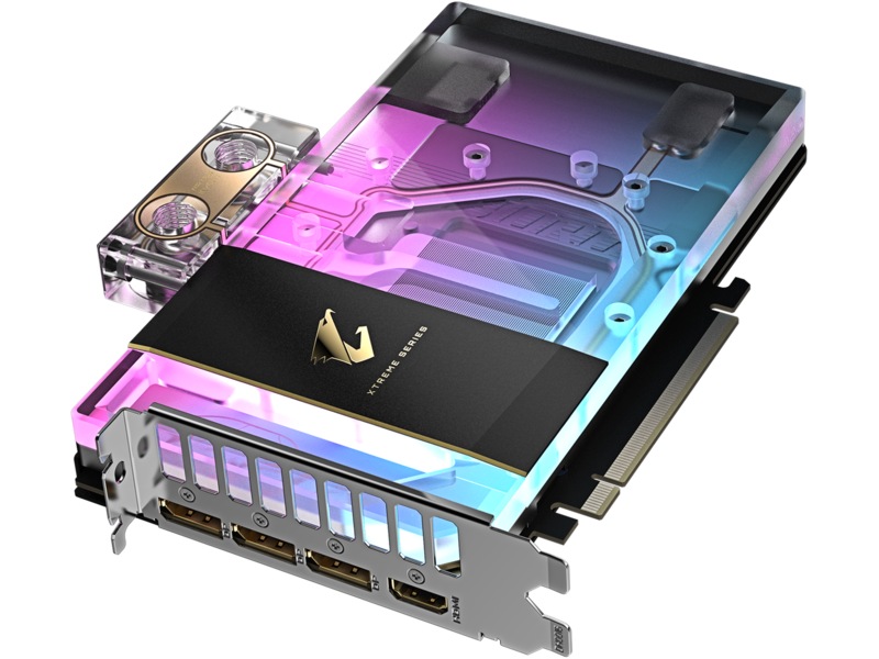Gigabyte Aorus GeForce RTX 5080 XTREME WATERFORCE WB Grafikkort