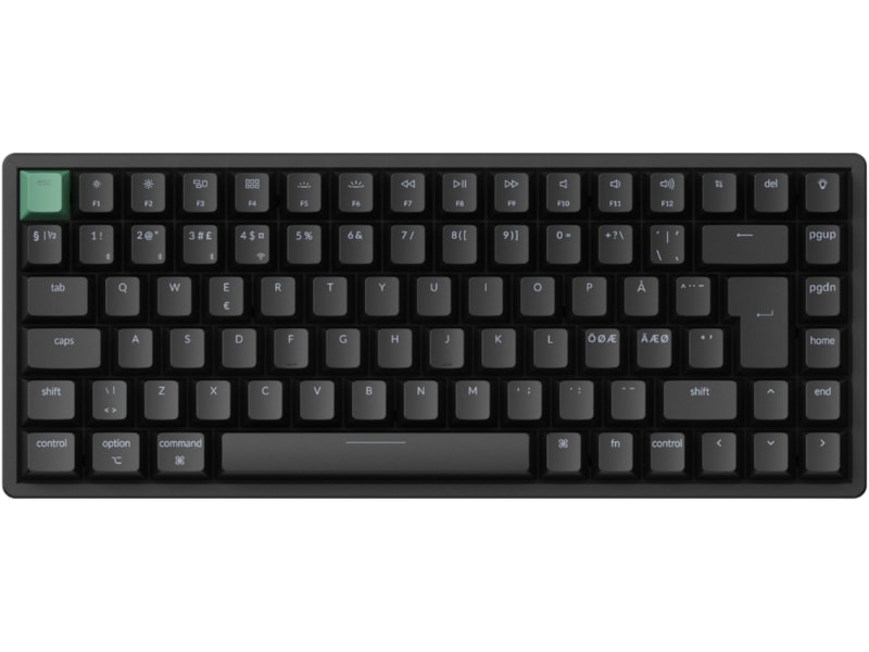 Keychron K2 HE QMK trådlöst gamingtangentbord (svart) Gamingtangentbord