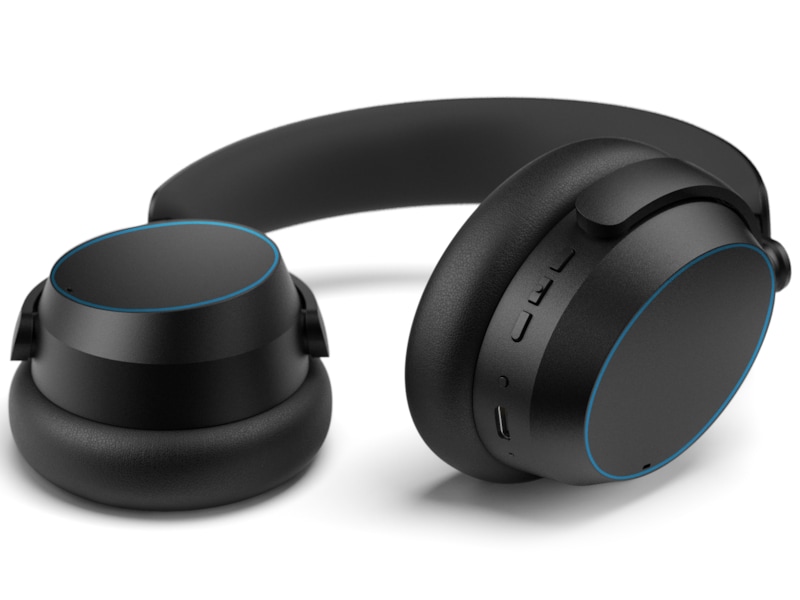 Sennheiser ACCENTUM trådlösa hörlurar, On-Ear (svart/blå) Hörlurar