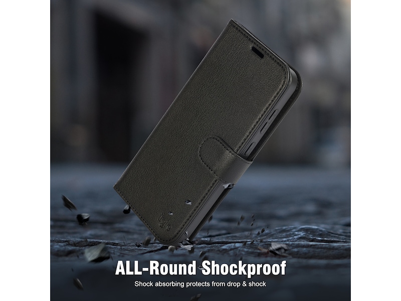 iiglo Galaxy A36 2-i-1 Plånboksfodral (svart) Mobilskal