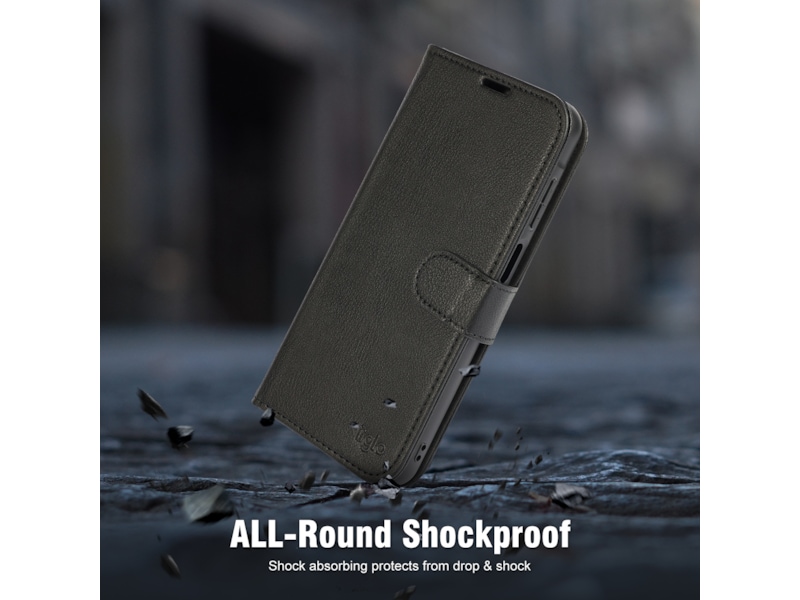 iiglo Galaxy A26 5G 2-i-1 Plånboksfodral (svart) Mobilskal