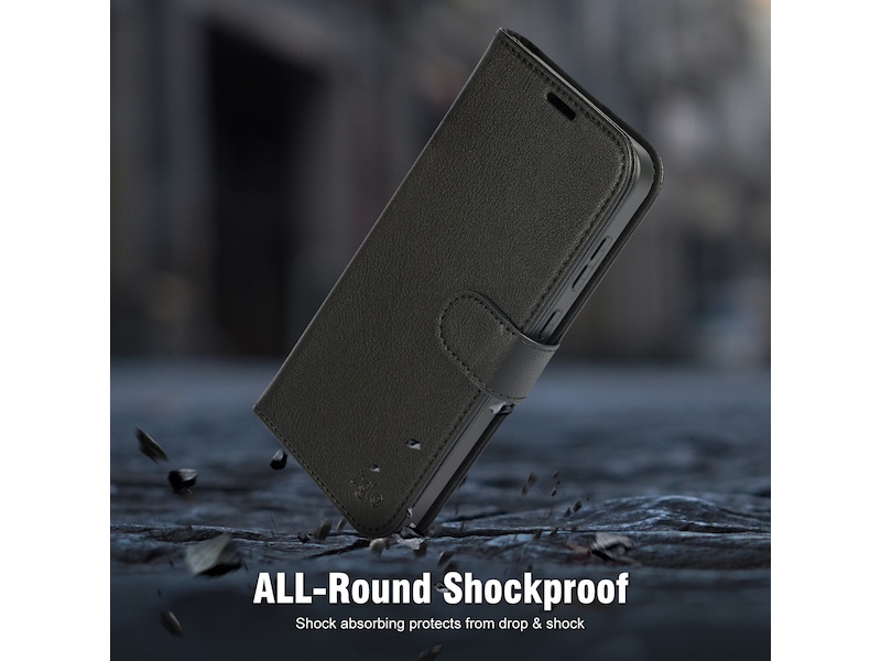 iiglo Galaxy A56 2-i-1 Plånboksfodral (svart) Mobilskal