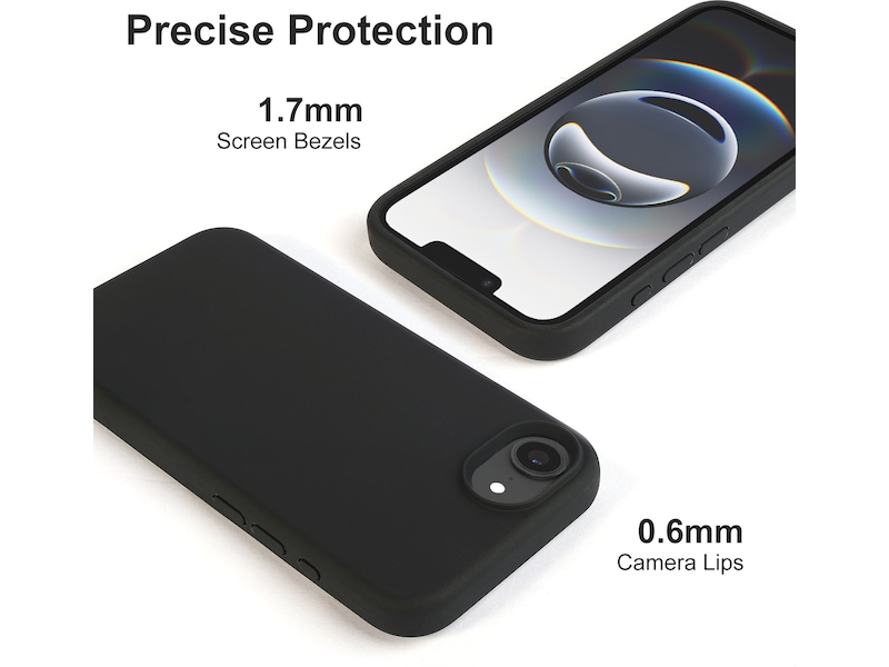 iiglo iPhone 17e / 16e Magnetic skal (svart) Mobilskal