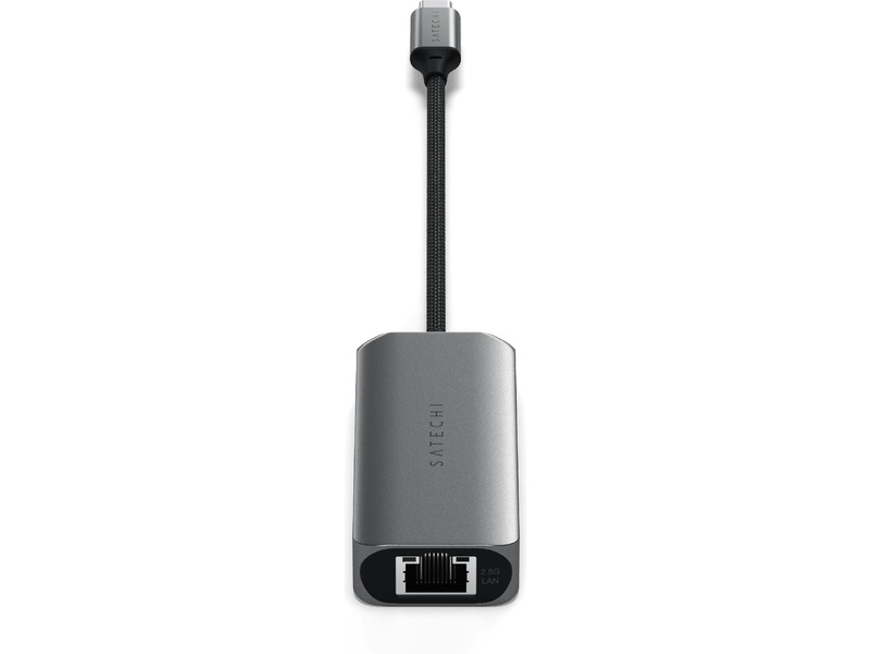 Satechi 4-in-1 USB-C och Ethernet docking (rymdgrå) Dockningsstation och USB-hub