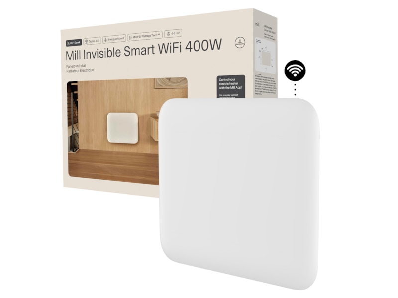 Mill Invisible Smart WiFi Gen 4 panelövn 400W Panelelement