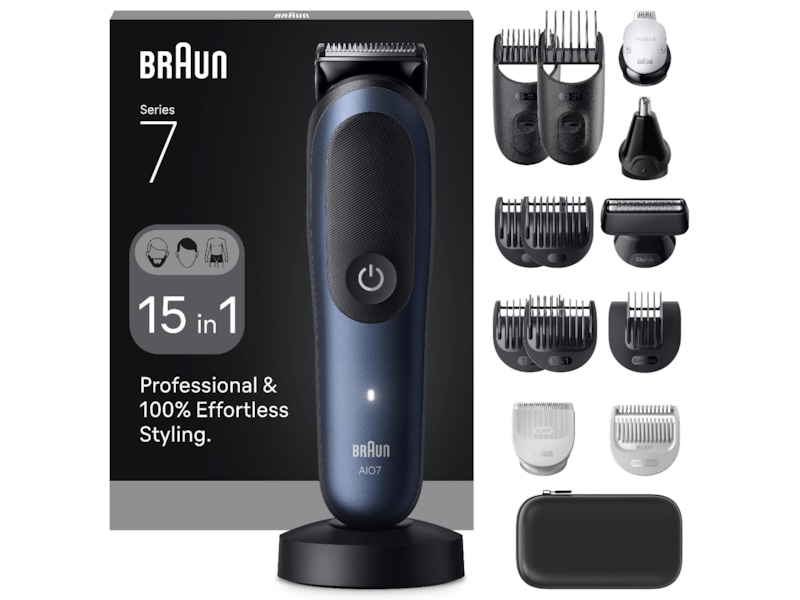 Braun Series 7 All-in-One grooming-set (blå) Hårtrimmer