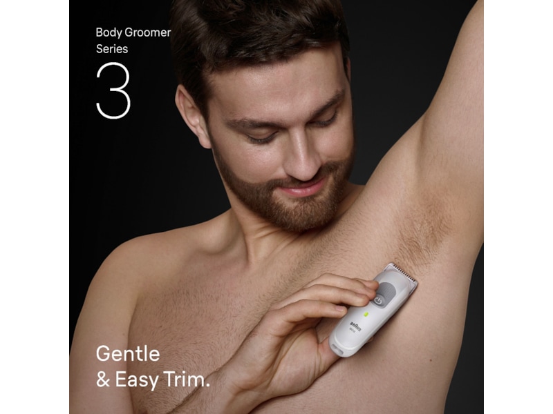 Braun Series 3 kroppstrimmer (grå) Rakapparat