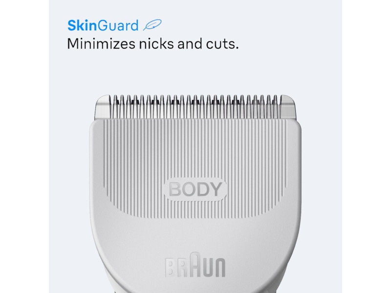 Braun Series 3 kroppstrimmer (grå) Rakapparat