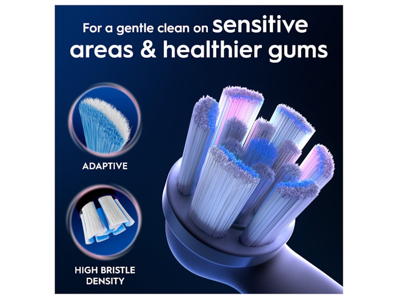 Oral-B iO Gentle Care borsthuvuden 3 st (vit) Tandborsthuvud
