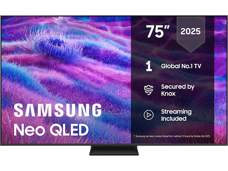 Samsung 75" QN80F Neo QLED 4K Mini LED Smart TV (2025) 70 - 79 tums TV