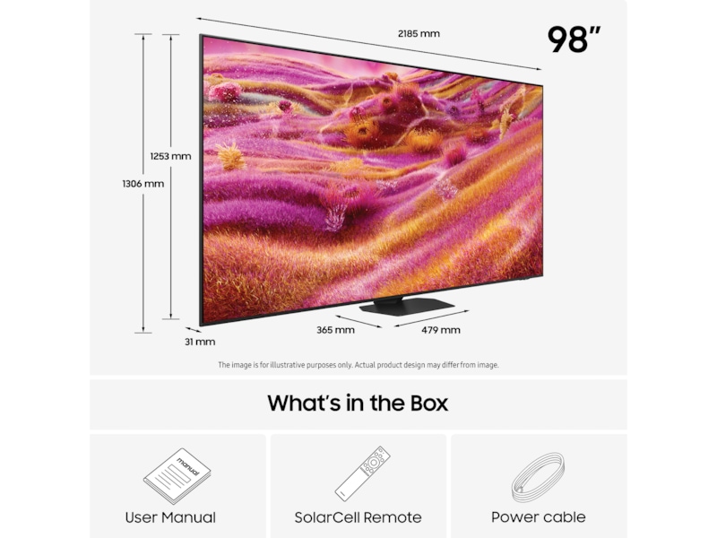 Samsung 98" QN90F Neo QLED 4K Mini LED Smart TV (2025) Över 80 tums TV