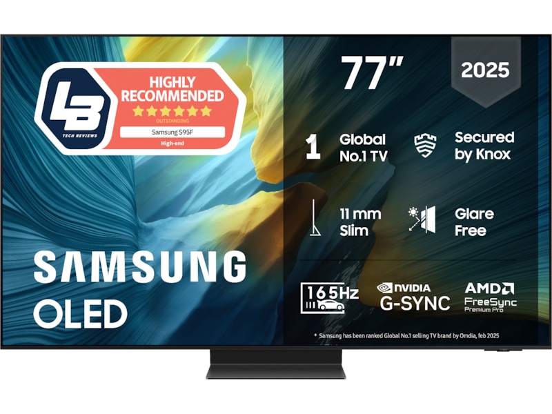Samsung 77" S95F OLED 4K Smart TV (2025) 70 - 79 tums TV
