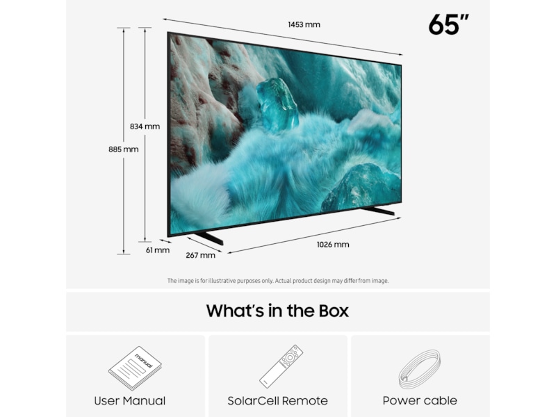 Samsung 65" Q7FA QLED 4K Smart TV (2025) 60 - 69 tums TV