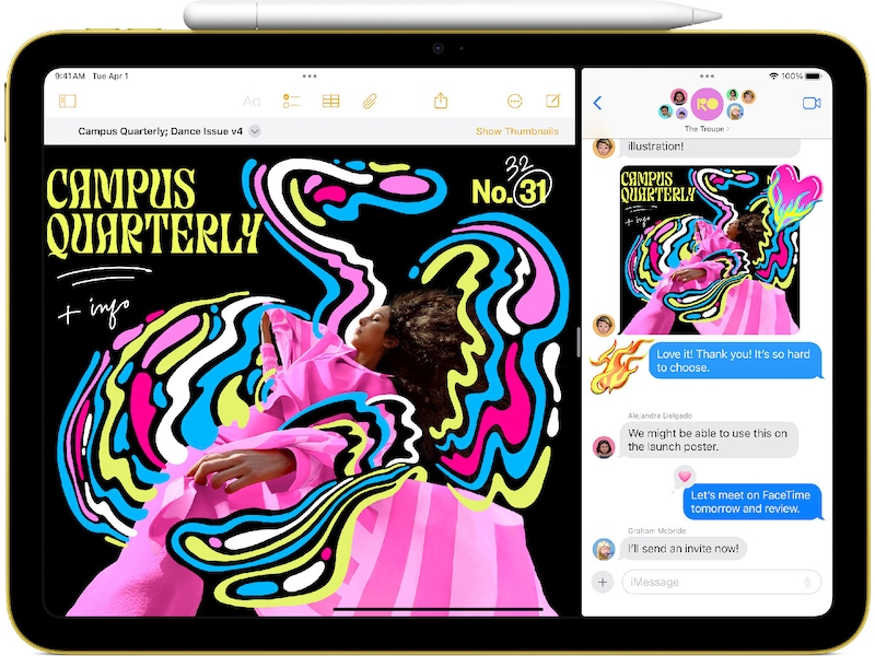 iPad 11" (2025) 256GB WiFi (gul) Surfplattor