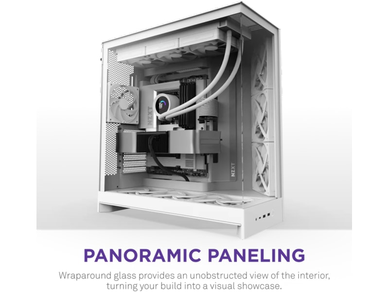 NZXT H9 Flow Mid Tower (vit) Midi tower