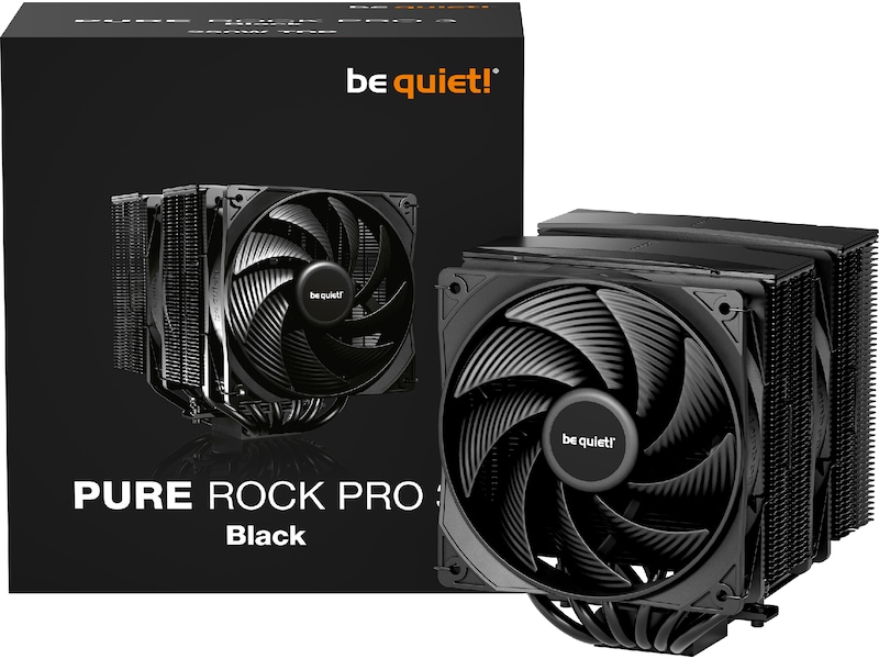 be quiet! Pure Rock Pro 3 Black CPU Kylare CPU - Luftkylning