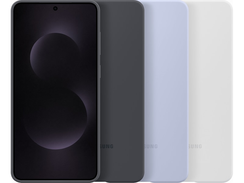 Samsung Galaxy S25 Edge Silikonskal (ljusgrå) Mobilskal