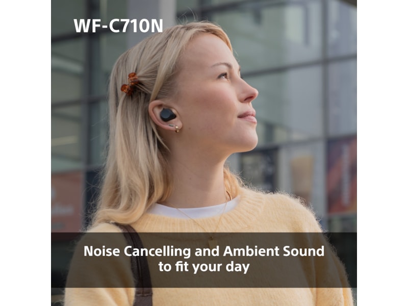 Sony WF-C710N  trådlösa hörlurar, In-ear med mikrofon (svart) In-ear hörlurar
