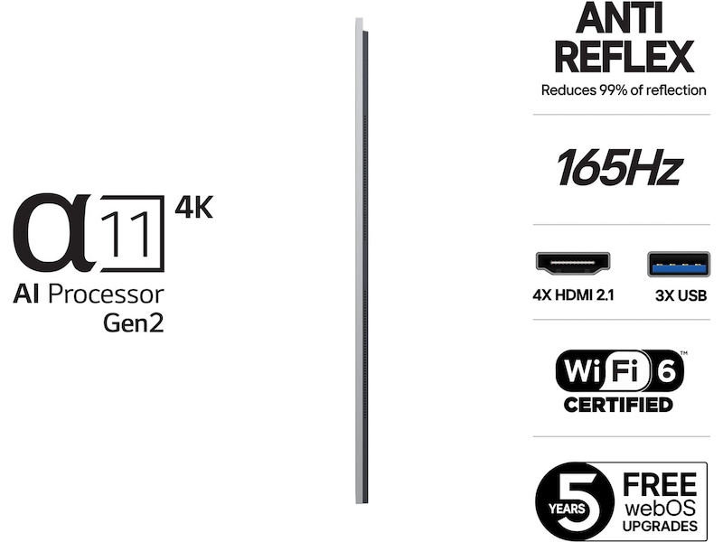 LG 83" G5 AI 4K OLED Smart TV (2025) Över 80 tums TV