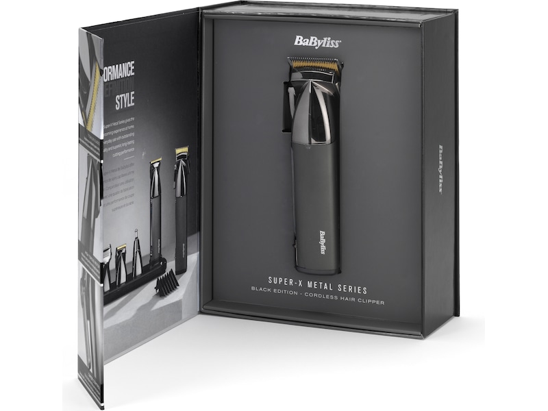 BaByliss Super X Metal Hårklippare (svart) Hårtrimmer