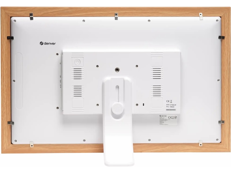 Denver PFF-2162LW 21,5" digital fotoram (ljus ek) TV-ram & tillbehör