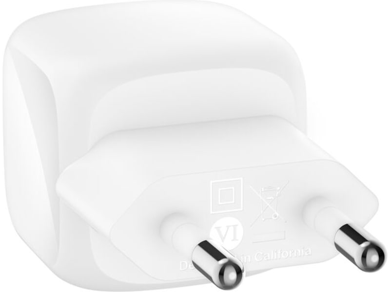 Belkin BoostCharge 30W USB-C-laddare (vit) Mobilladdare