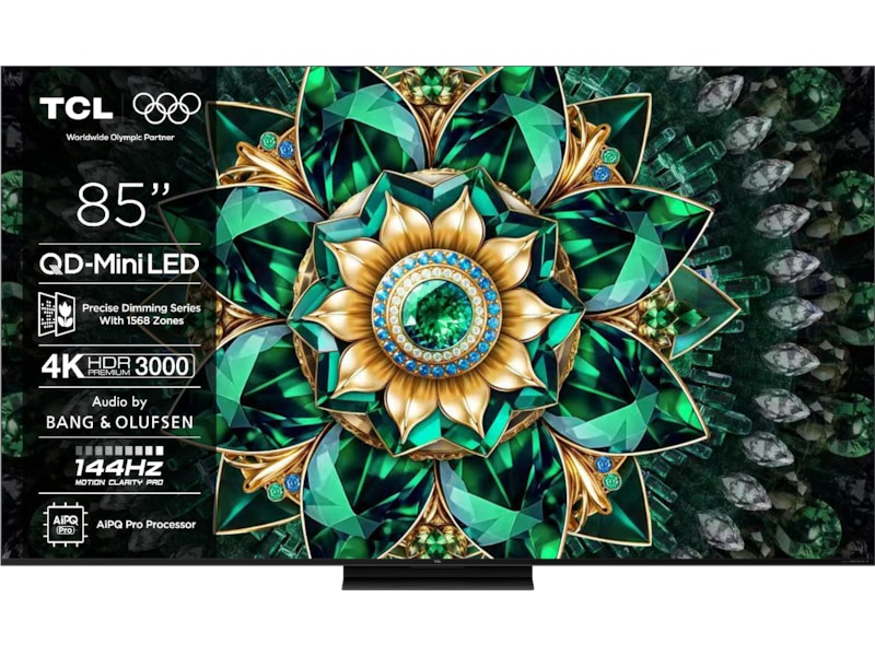 TCL 85" Q7C 4K QD-Mini LED Google TV Över 80 tums TV