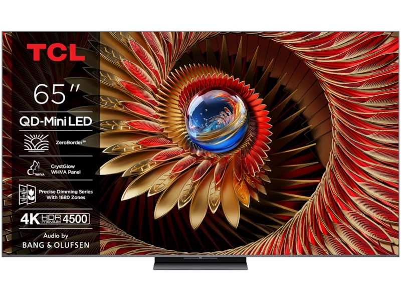 TCL 65" C8K 4K QD-Mini LED Google TV 60 - 69 tums TV