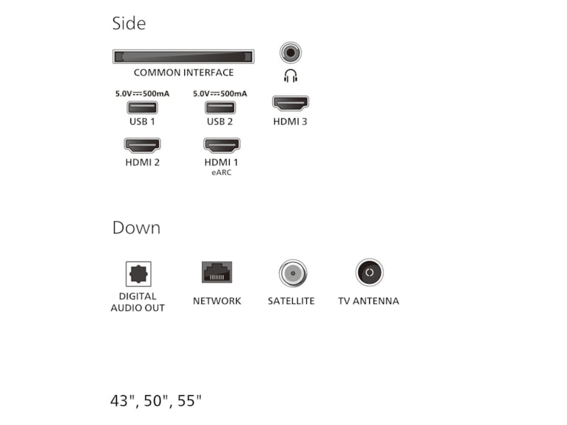 Philips 55" PUS7000/12 4K LED Smart TV (2025) 50 - 59 tums TV