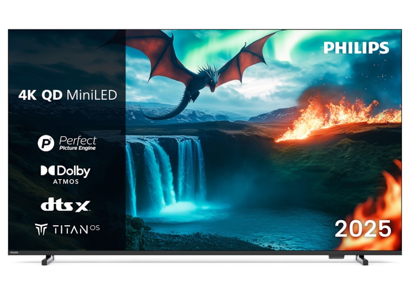 Philips 55" MLED810/12 QD Smart MiniLed TV (2025) 50 - 59 tums TV