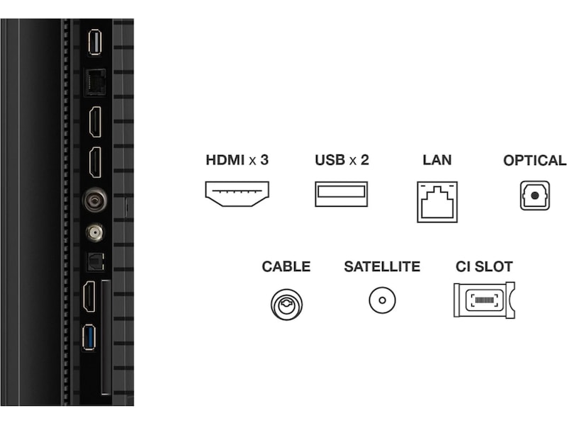 TCL 85" T69C 4K QLED Google TV Över 80 tums TV