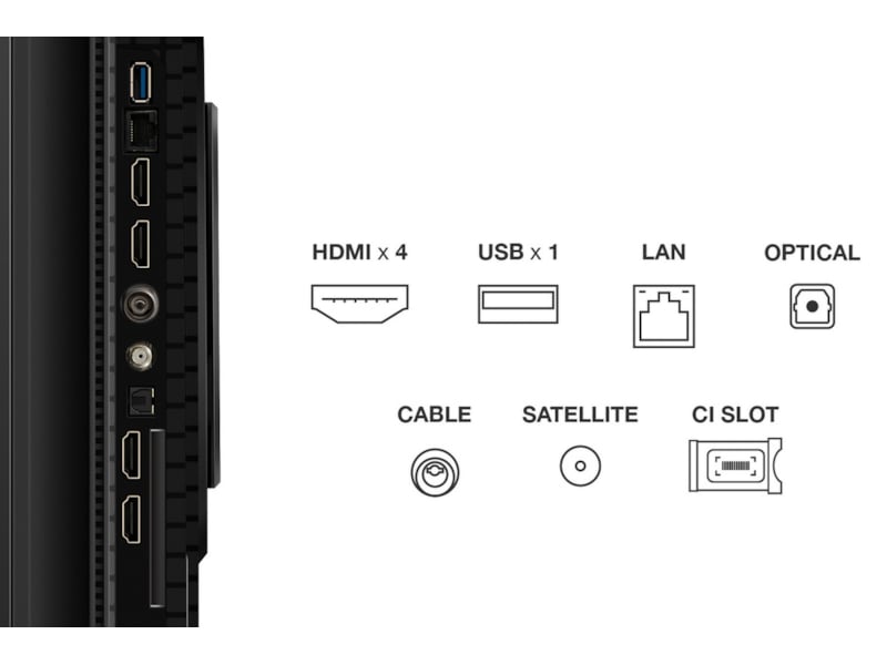 TCL 65" T8C 4K QLED Google TV (2025) 60 - 69 tums TV