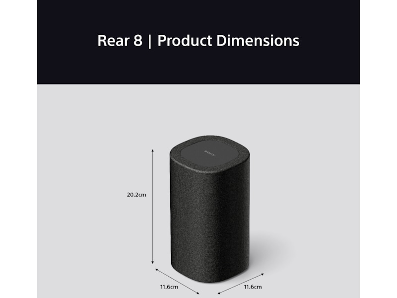 Sony BRAVIA Theatre Rear 8 högtalare Högtalare