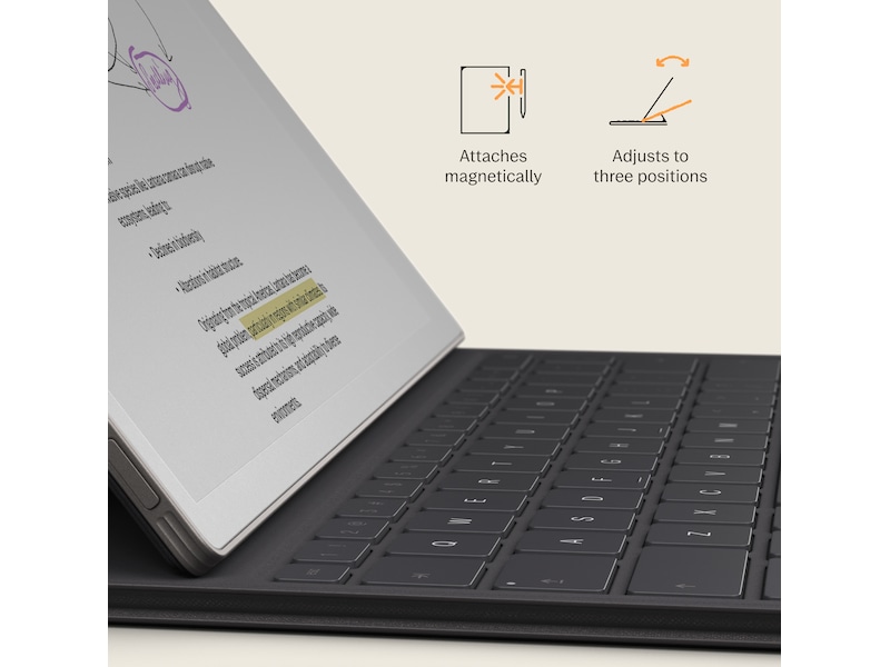 reMarkable Paper Pro Type Folio tangentbordsfodral (basalt) Tillbehör till digitala anteckningsblock