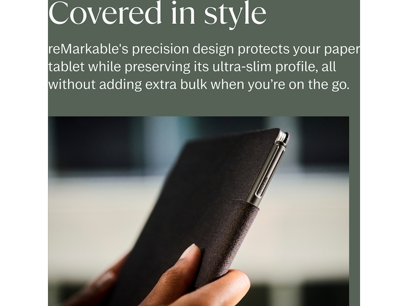 reMarkable Paper Pro Book Folio (basalt) Tillbehör till digitala anteckningsblock