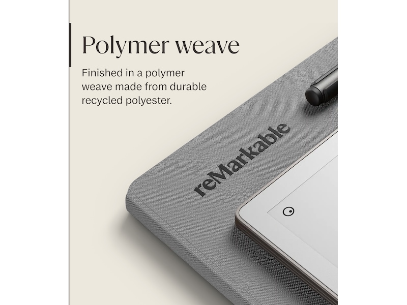reMarkable Paper Pro Book Folio (grå) Tillbehör till digitala anteckningsblock