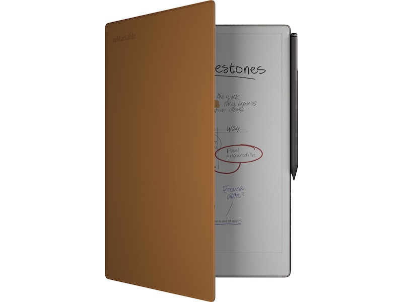 reMarkable Paper Pro Book Folio (brun) Tillbehör till digitala anteckningsblock