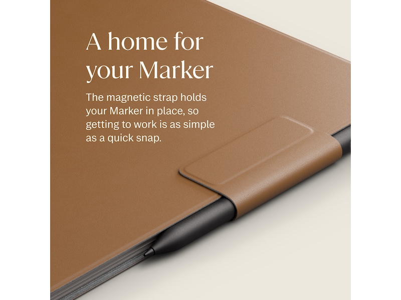 reMarkable Paper Pro Book Folio (brun) Tillbehör till digitala anteckningsblock