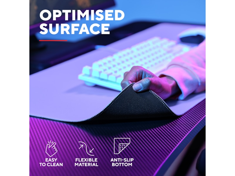 Trust GXT 759 XXL Gamingmusematta (purpur) Gamingmusmatta