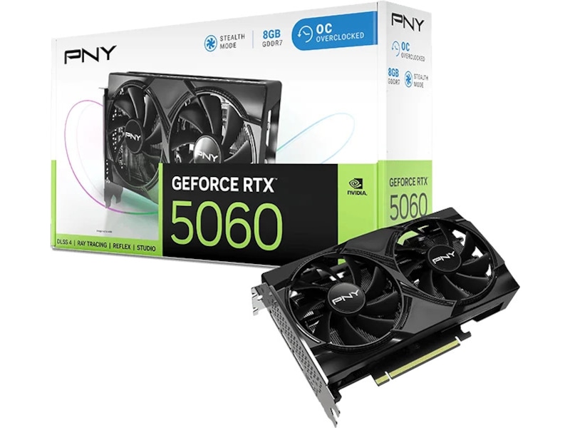 PNY GeForce RTX 5060 OC Dual Fan Grafikkort