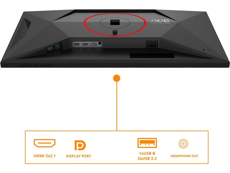 AOC 27" 4K gamingskärm U27G4R Gamingskärmar