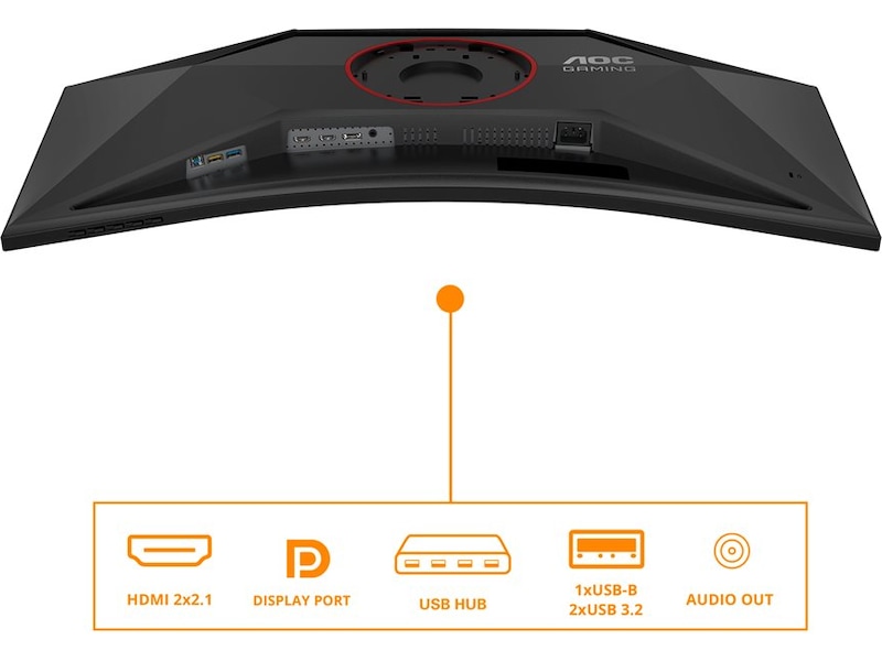 AOC 34" curved gamingskärm CU34G4Z Gamingskärmar