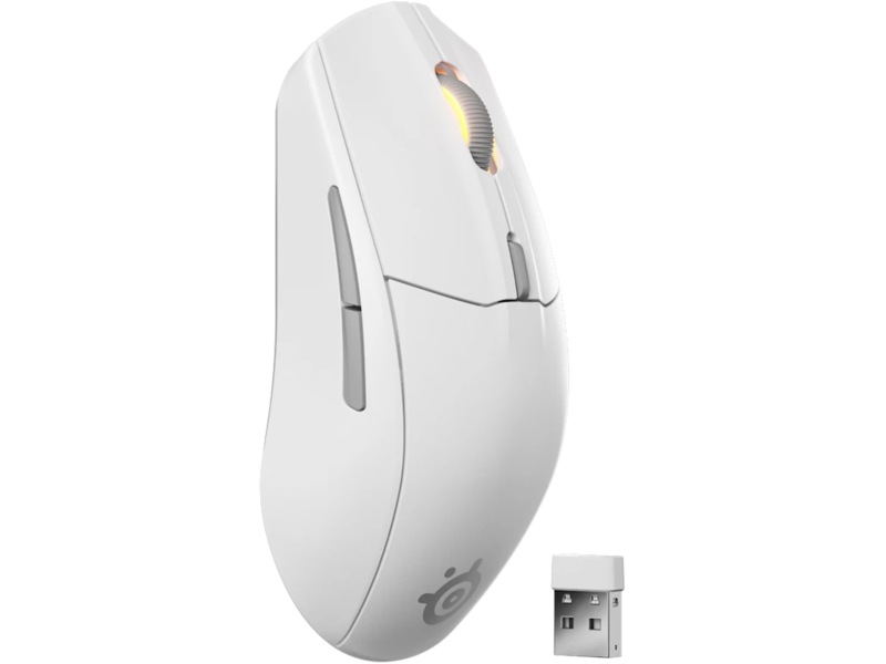 SteelSeries Rival 3 Gen 2 trådlös gamingmus (vit) Gamingmus