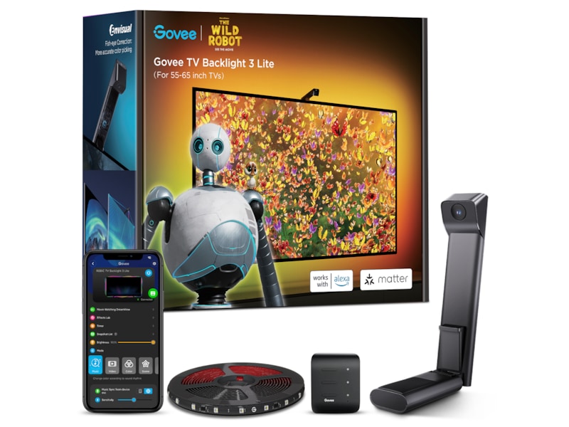 Govee TV Backlite 3 Lite Wild Robot (55-65") Led strips & underhållning