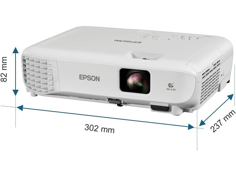 Epson EB-W53 3LCD projektor (vit) Projektorer