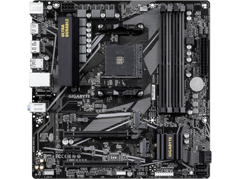 Gigabyte B550M DS3H R2 Moderkort AMD Socket