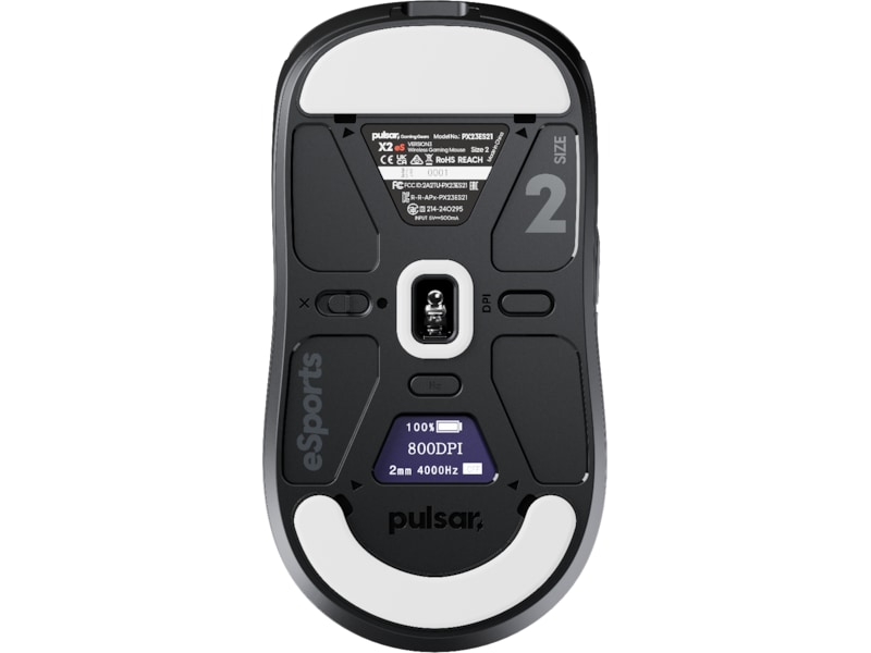 Pulsar X2 V3 eS Mini Trådlös Gamingmus (svart) Gamingmus