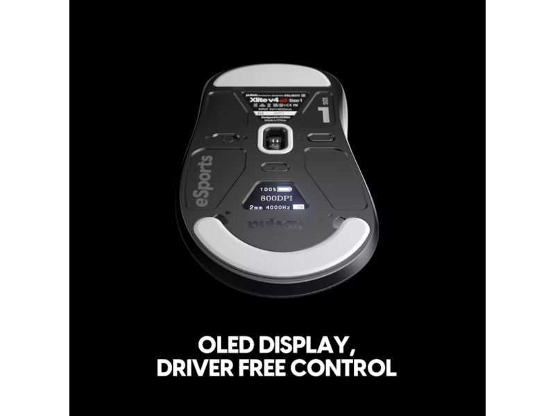 Pulsar Xlite V4 eS Mini trådlös spelmus (svart) Gamingmus